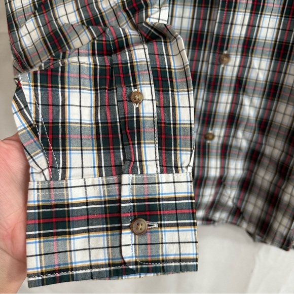 Old Navy Classic Holiday Plaid X-Mas Match the Fam Regular Fit ButtonUp L or XL - Picture 4 of 8